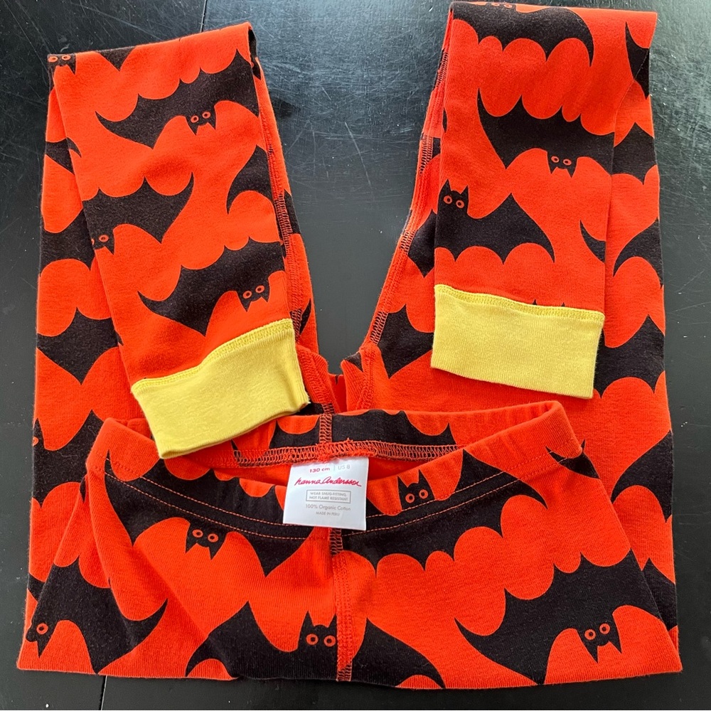 Hanna Andersson Halloween pajama bottoms, EUC.